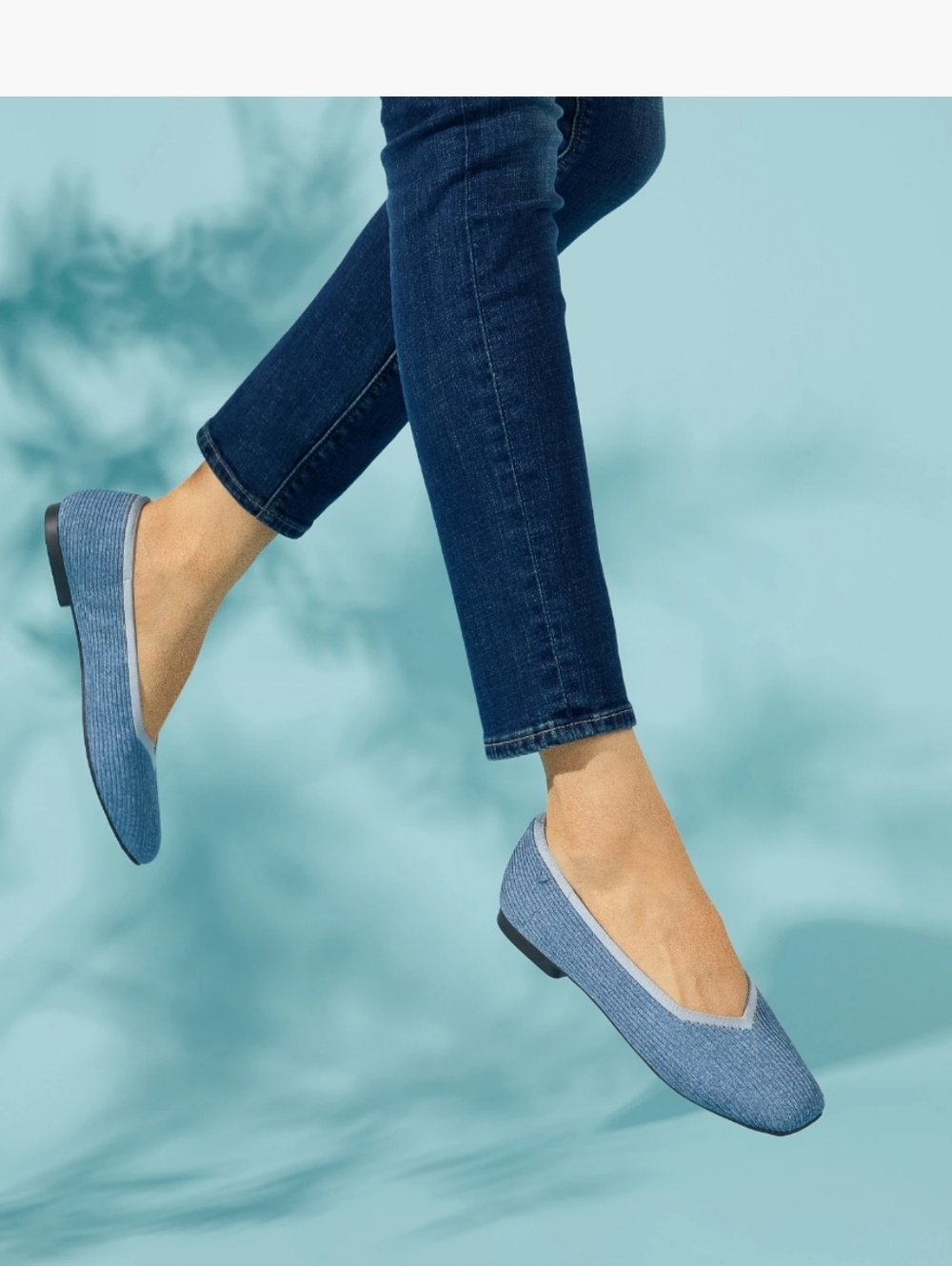 VIVAIA Margot Ballet Square Toe Packable Flats